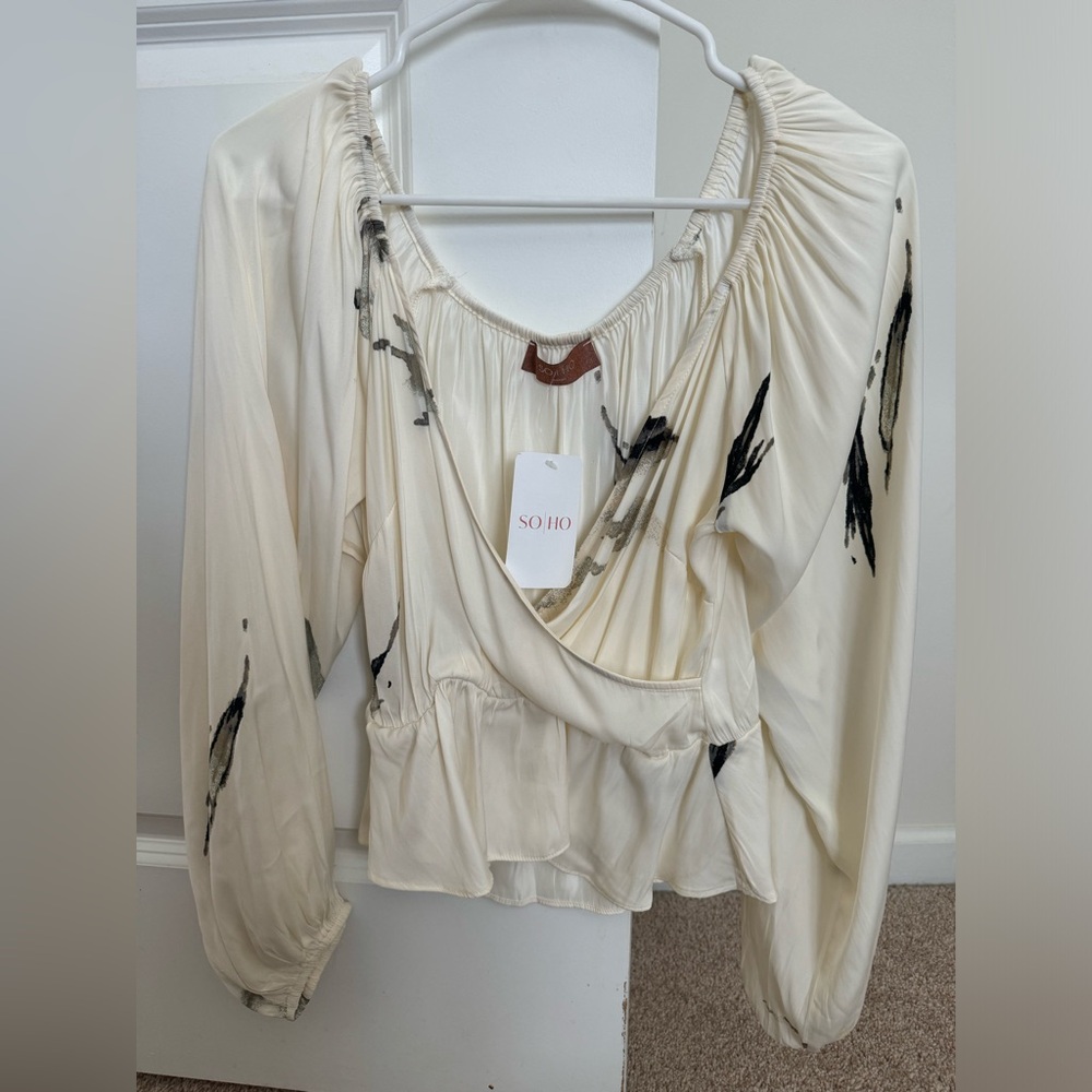 Cream blouse